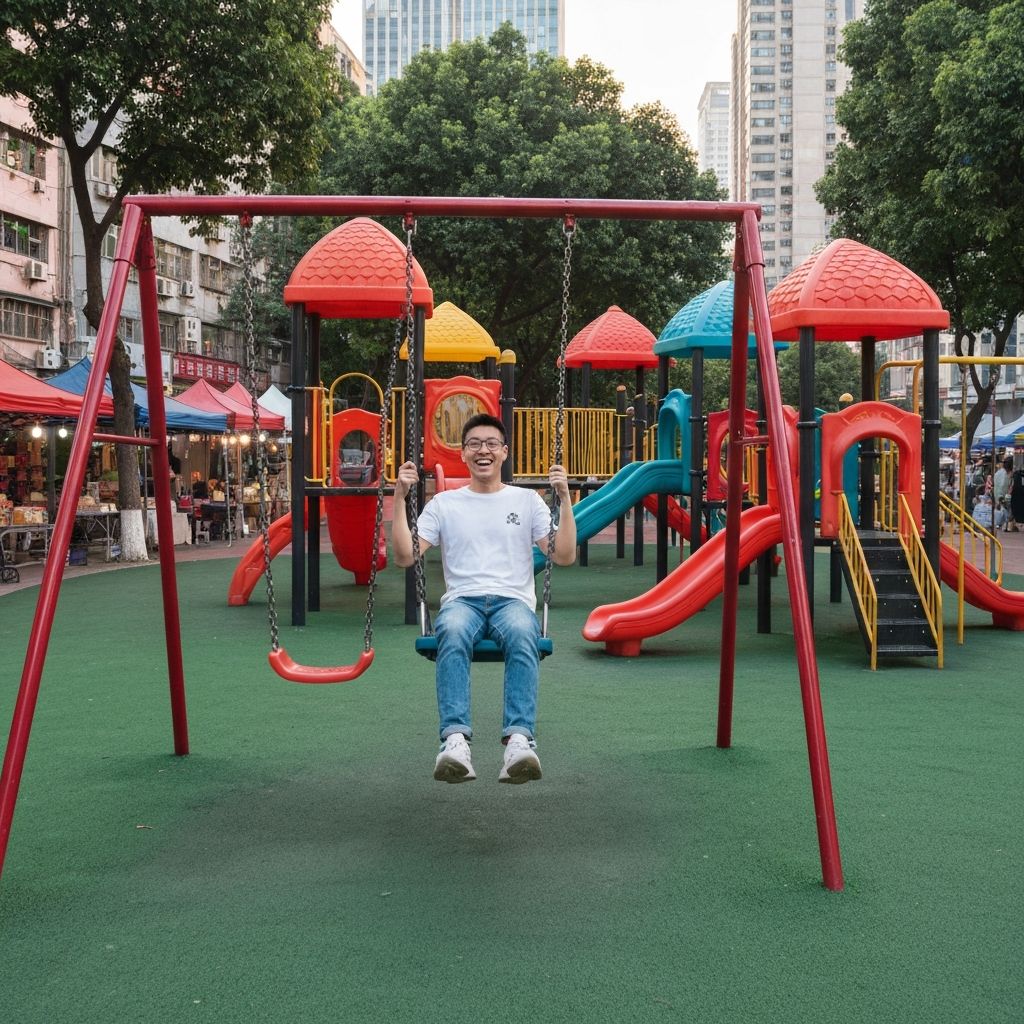 Children playing outdoors